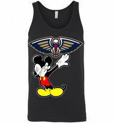 Disney Mickey Mouse Dabbing New Orleans Pelicans Tank - zezetee