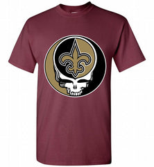 New Orleans Saints Grateful Dead Logo Band Shirt - zezetee