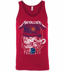 Metallica Skull Snake Indiana Pacers Tank - zezetee