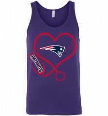 Nurse Heartbeat New England Patriots Tank - zezetee