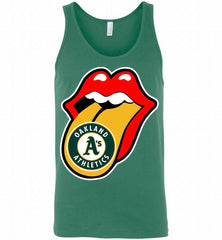 Oakland Athletics  x The Rolling Stones Logo Tank - zezetee