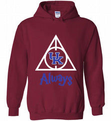 KENTUCKY WILDCATS DEATHLY HALLOWS ALWAYS GIFT Hoodie - zezetee