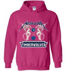 Metallica MinnesotaTimberwolves Logo Hoodie - zezetee