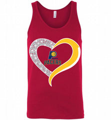 Indiana Pacers In Diamond Heart Tank - zezetee
