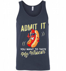 ADMIT IT YOU WANT TO TASTE MY WIENER Tank - zezetee