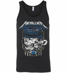 Metallica Skull Snake Seattle Seahawks Tank