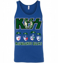 Kiss Milwaukee Bucks Logo Tank - zezetee