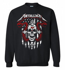 Metallica Tampa Bay Buccaneers Logo Crewneck Sweatshirt - zezetee