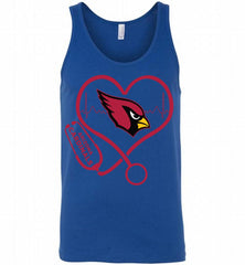Nurse Heartbeat Arizona Cardinals Tank - zezetee