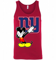 Disney Mickey Mouse Dabbing New York Giants Tank - zezetee