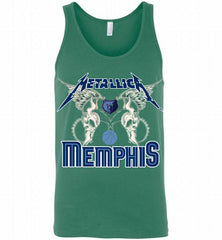Metallica Memphis Grizzlies Logo Tank - zezetee
