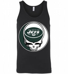 New York Jets Grateful Dead Logo Band Tank - zezetee
