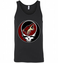 NHL TEAM ARIZONA COYOTES X GRATEFUL DEAD LOGO BAND Tank