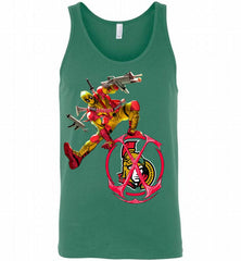 Deadpool Fan Love Ottawa Senators Awesome Tank - zezetee