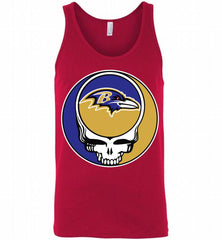 Baltimore Ravens Grateful Dead Logo Band Tank - zezetee