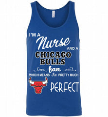 I'M A Nurse And A Chicago Bulls Fans Perfect Tank - zezetee
