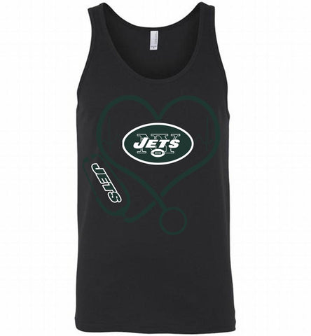 Nurse Heartbeat New York Jets Tank - zezetee