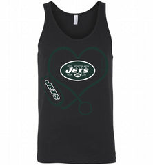 Nurse Heartbeat New York Jets Tank - zezetee