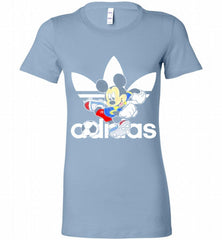 ADIDAS FOOTBALL MICKEY MOUSE DISNEY SPORTS Bella Ladies Tee - zezetee