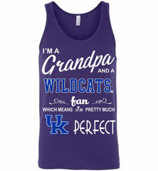 I'M A Grandpa And A Kentucky Wildcats Fan Tank - zezetee