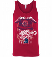 Metallica Skull Snake Washington Wizards Tank - zezetee