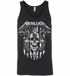 Metallica Snake Skull Los Angeles Kings Logo Tank