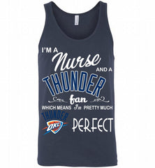 I'M A Nurse And A Oklahoma City Thunder Fans Perfect Tank - zezetee