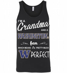 I'M A Grandma And A Washington Huskies Fan Tank - zezetee