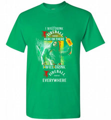 AQUAMAN I WILL DRINK FIREBALL HERE THERE I WILL DRINK FIREBALL EVERYWHERE Shirt - zezetee