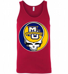Marquette Golden Eagles Grateful Dead Logo Band Tank - zezetee