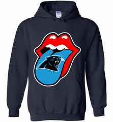 Carolina Panthers  x The Rolling Stones Logo Hoodie - zezetee