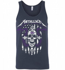 Metallica Snake Skull Sacramento Kings Logo Tank - zezetee