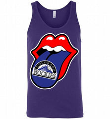 Colorado Rockies  x The Rolling Stones Logo Tank - zezetee