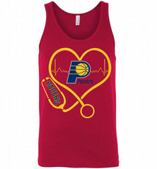 Nurse Heartbeat Love Indiana Pacers Tank - zezetee