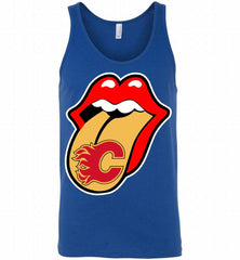 Calgary Flames  x The Rolling Stones Logo Tank - zezetee