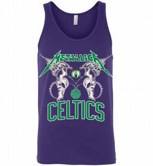 Metallica Boston Celtics Logo Tank - zezetee