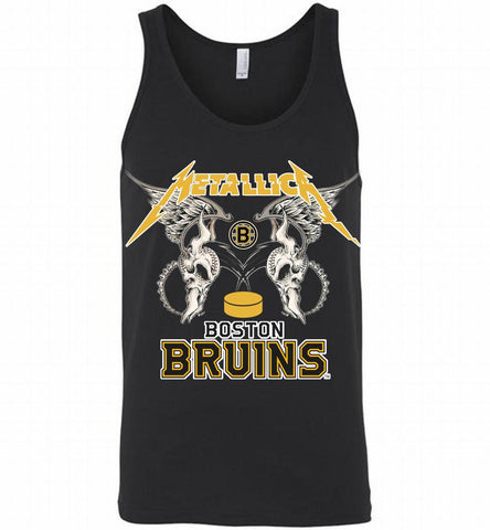 Metallica Boston Bruins Logo Tank - zezetee