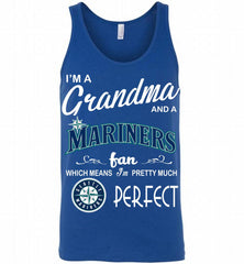 I'M A Grandma And A Seattle Mariners Fans Gift Tank - zezetee