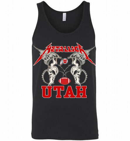 Metallica Utah Utes Logo Tank - zezetee