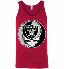 Oakland Raiders  Grateful Dead Logo Band Tank - zezetee