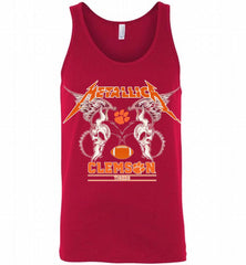 Metallica Clemson Tigers Logo Tank - zezetee