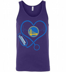 Nurse Heartbeat Love Golden State Warriors Tank - zezetee