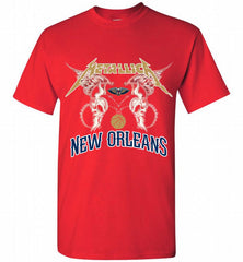 Metallica New Orleans Pelicans Logo Shirt - zezetee