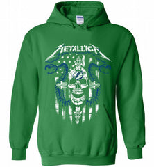 Metallica Snake Skull Tampa Bay Lightning Logo Hoodie - zezetee