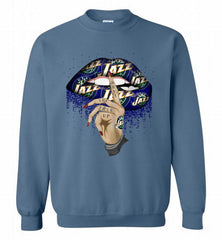Utah Jazz Lip Shut The Fuck Up Crewneck Sweatshirt - zezetee