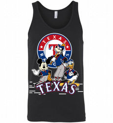 Mickey Goofy Donald Texas Rangers Teams Tank