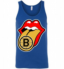Boston Bruins  x The Rolling Stones Logo Tank - zezetee