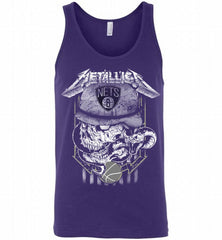 Metallica Skull Snake Brooklyn Nets Tank - zezetee