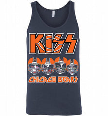 Kiss Chicago Bears Logo Tank - zezetee