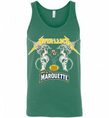 Metallica Marquette Golden Eagles Logo Tank - zezetee